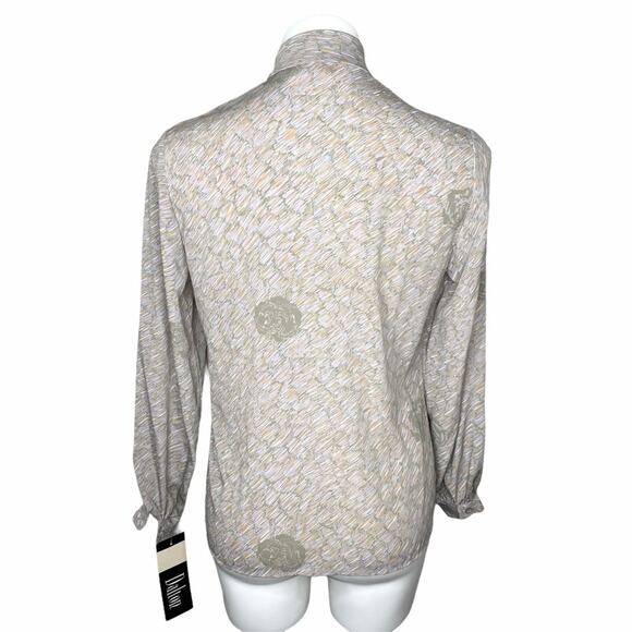 1960s Dalton NEW WITH TAGS bow neck blouse - Picture 3 of 7